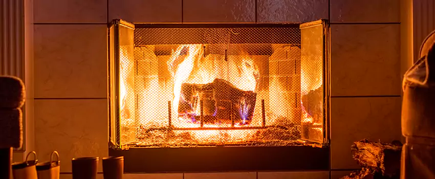 Mendota Hearth Landscape Fireplace Installation in Appleton, Wisconsin