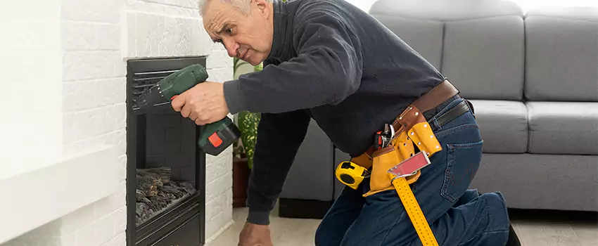 New Indoor Fireplace Installation in Appleton, Wisconsin