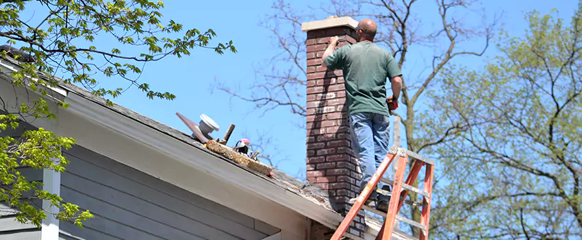 Vinyl and PVC Chimney Flashing Installation in Appleton, WI