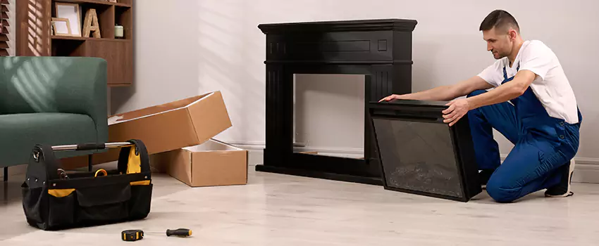 Old Rusted Metal Fireplace Repair And Replacement in Appleton, WI