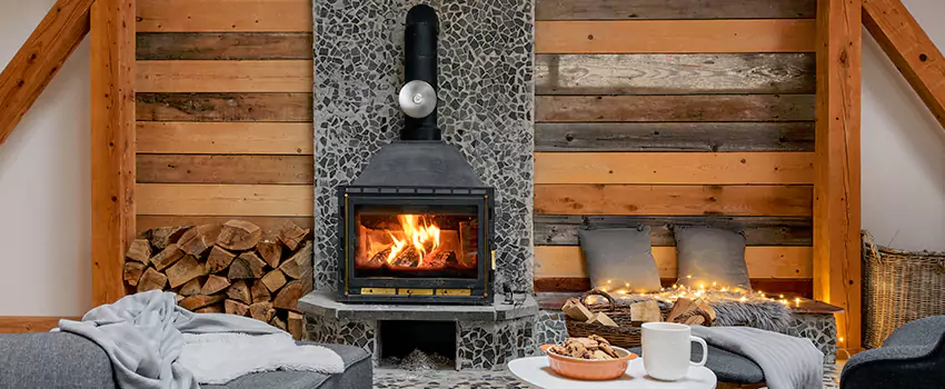 Thelin Hearth Products Direct Vent Gas Stove Fireplace Inspection in Appleton, Wisconsin